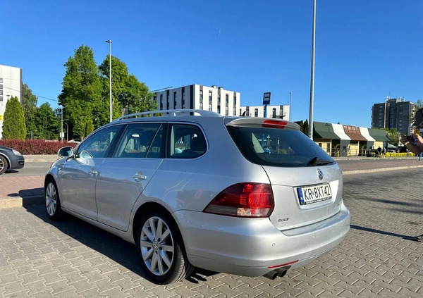 Volkswagen Golf cena 19500 przebieg: 180000, rok produkcji 2010 z Kraków małe 172